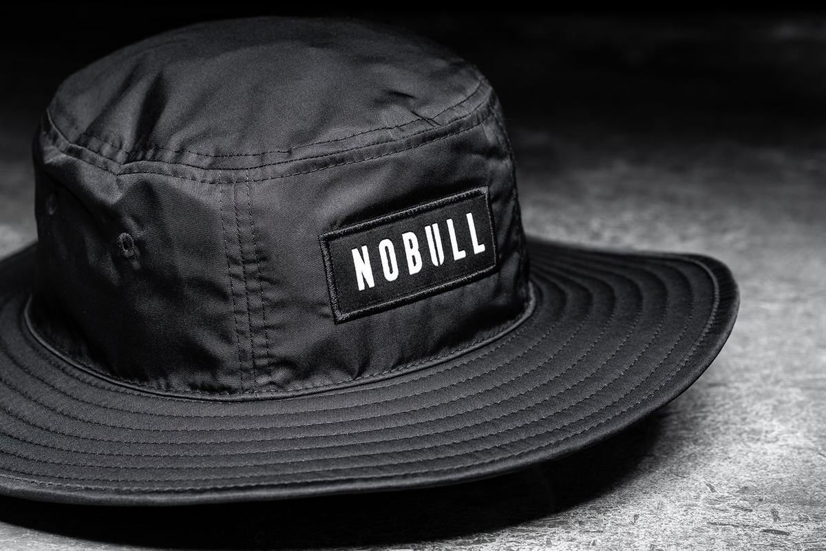 Nobull Boonie Men's Hats Black | Australia (LA8325)